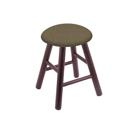 Holland Bar Stool Co Oak Vanity Stool, Dark Cherry Finish, Rein Coffee Seat RC18OSDC017